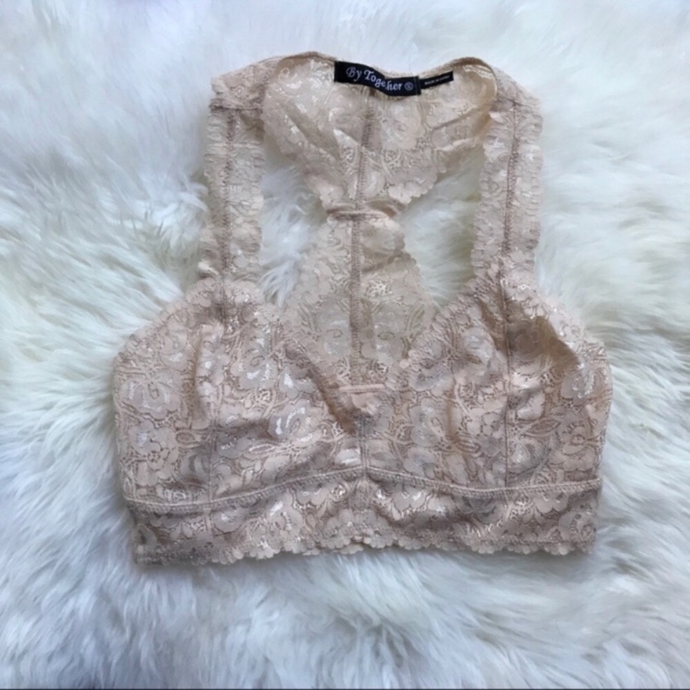 *NWOT* Blush Lace bralette Racerback